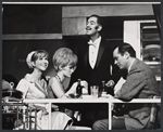 Julie Harris, John Anania and unidentified others in the stage production Skyscraper