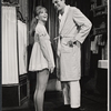 Julie Harris and Peter Marshall in the stage production Skyscraper