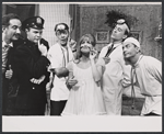 Julie Harris and ensemble in the stage production Skyscraper