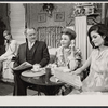 Julie Harris, Donald Burr, Nancy Cushman and Lesley Stewart in the stage production Skyscraper