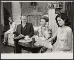 Julie Harris, Donald Burr, Nancy Cushman and Lesley Stewart in the stage production Skyscraper