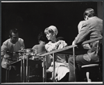 Julie Harris and ensemble in the stage production Skyscraper