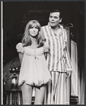 Julie Harris and Peter Marshall in the stage production Skyscraper