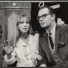 Julie Harris and Charles Nelson Reilly in the stage production Skyscraper