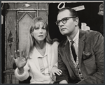 Julie Harris and Charles Nelson Reilly in the stage production Skyscraper