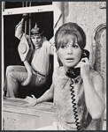 Peter L. Marshall and Julie Harris in the stage production Skyscraper