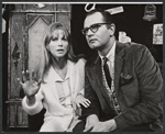 Julie Harris and Charles Nelson Reilly in the stage production Skyscraper