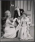 Barbara Bel Geddes, Michael Redgrave and Cathleen Nesbitt in the stage production The Sleeping Prince