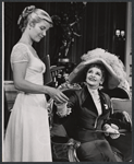 Barbara Bel Geddes and Cathleen Nesbitt in the stage production The Sleeping Prince
