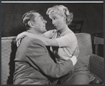 Michael Redgrave and Barbara Bel Geddes in the stage production The Sleeping Prince