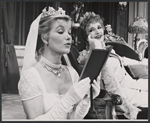 Barbara Bel Geddes and Cathleen Nesbitt in the stage production The Sleeping Prince