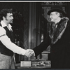 Hector Elizondo and George C. Scott in the stage production Sly Fox