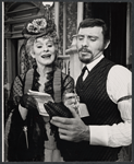 Gretchen Wyler and Hector Elizondo in the stage production Sly Fox