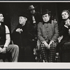 Hector Elizondo, Jack Gilford, Calvin Jung [in background], Bob Dishy and Trish Van Devere in the stage production Sly Fox