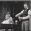 George C. Scott and Hector Elizondo in the stage production Sly Fox