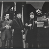 Trish Van Devere, Bob Dishy, Jack Gilford, James Gallery and John Ramsey in the stage production Sly Fox