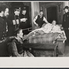 John Ramsey, Trish Van Devere [seated], James Gallery, Hector Elizondo, George C. Scott and unidentified others in the stage production Sly Fox