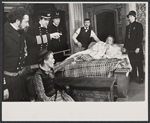 John Ramsey, Trish Van Devere [seated], James Gallery, Hector Elizondo, George C. Scott and unidentified others in the stage production Sly Fox