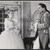 Jan Sterling and Leo Genn in the stage production A Small War on Murray Hill