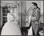 Jan Sterling and Leo Genn in the stage production A Small War on Murray Hill