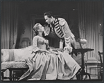 Jan Sterling and Leo Genn in the stage production A Small War on Murray Hill