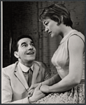 Danny Meehan and Claiborne Cary in the stage production Smiling, the Boy Fell Dead