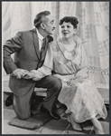 Joseph Macaulay and Louise Larabee in the stage production Smiling the Boy Fell Dead