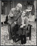 Ted Knight and Alice Drummond in the stage production Some of My Best Friends