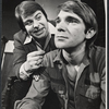 Tom Kindle [right] and unidentified in the stage production The Soldier