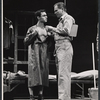 Sal Mineo and Ken Kercheval in the stage production Something About a Soldier