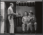 Sal Mineo and Tony Roberts in the stage production Something About a Soldier