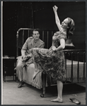 Kevin McCarthy and Gretchen Walther in the stage production Something about a Soldier