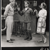 Kevin McCarthy, Sal Mineo and Gretchen Walther in the stage production Something About a Soldier