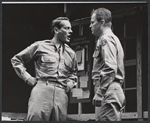 Kevin McCarthy and Ken Kercheval in the stage production Something About a Soldier