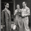 Sal Mineo, David Doyle and Ken Kercheval in the stage production Something About a Soldier