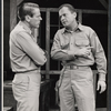 Kevin McCarthy and Ken Kercheval in the stage production Something About a Soldier