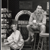 Gretchen Walther and Kevin McCarthy in the stage production Something About a Soldier