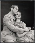 Kevin McCarthy and Gretchen Walther in the stage production Something About a Soldier