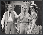 Robert Donley, Sal Mineo and Gretchen Walther in the stage production Something About a Soldier