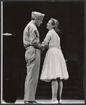 Kevin McCarthy and Gretchen Walther in the stage production Something About a Soldier