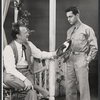 Robert Donley and Sal Mineo in the stage production Something About a Soldier