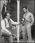 Robert Donley and Sal Mineo in the stage production Something About a Soldier