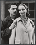 Sal Mineo and Gretchen Walther in the stage production Something About a Soldier