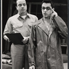 David Doyle and Sal Mineo in the stage production Something About a Soldier