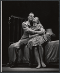 Kevin McCarthy and Gretchen Walther in the stage production Something About a Soldier