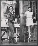 Gabriel Dell and Linda Lavin in the stage production Something Different
