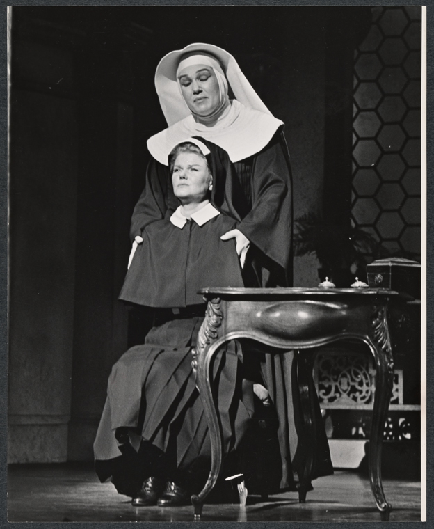 Elizabeth Howell and Martha Wright in the stage production The Sound of