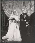 Martha Wright and Donald Scott in the stage production The Sound of Music