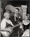 Maria Von Trapp, Florence Henderson and unidentified [center] in rehearsal for the touring stage production The Sound of Music