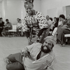 Butterfly McQueen and Ted Ross during rehearsals for the stage production The Wiz